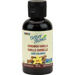 Now Stevia Liquide Cannelle Vanille 60Ml