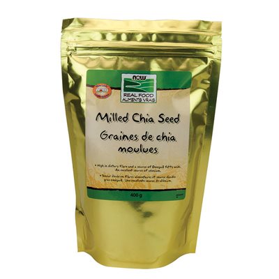 Now Graines De Chia Moulues 400G Now Graines De Chia Moulues 400G