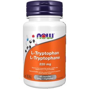 Now L-Tryptophan 220mg 60vcap 