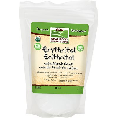 Organic Erythritol and Org Monk Fruit 454g 