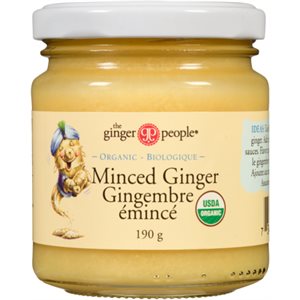 The Ginger People Minced Ginger Organic 190 g 