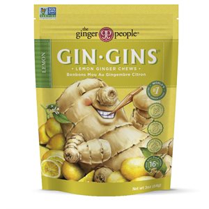 Ginger People Lemon Gin Gins Ginger Chews 84G