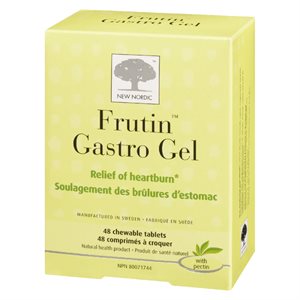 New Nordic Frutin Gastro Gel 48 chewable tablets