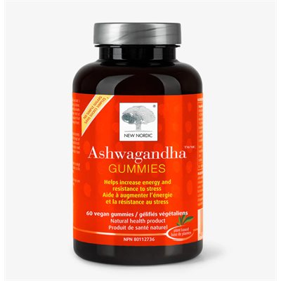 NEW NORDIC ASHWAGANDHA GUMMIES 60UN