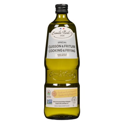 Emile Noel Organic Sunflower Cooking And Fying Oil 1L