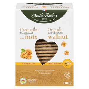 Emile Noel Organic Crispbreads walnut 100g