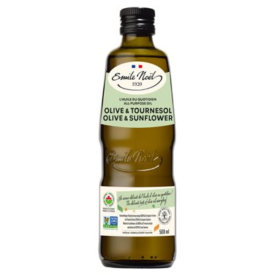 Emile Noel ORGANIC VIRGIN SUNFLOWER & OLIVE OIL 500ML