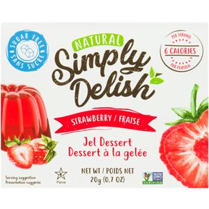 Simply Delish Jel Dessert Strawberry 20 g 20g