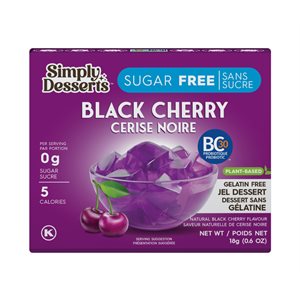 Simply Dessert Black Cherry Jello Dessert 18g