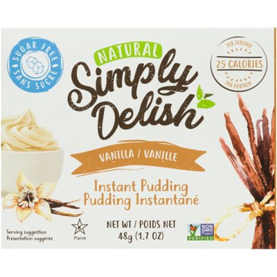 Simply Delish Pudding Instantané Vanille 48 g