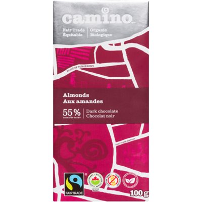 Camino Chocolat Noir aux Amandes 100 g