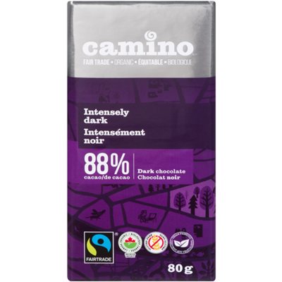 Camino Chocolat Noir Intensément Noir 80 g