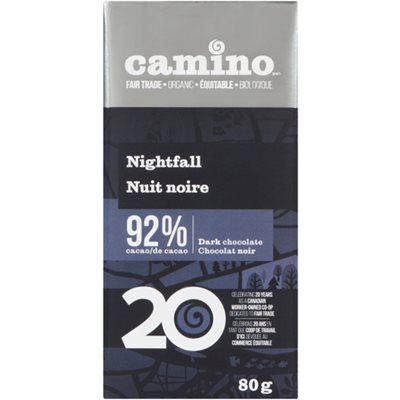 Camino Chocolat Noir Nuit Noire 80 g