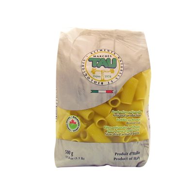 Tau Pâtes Rigatoni Bio 500G