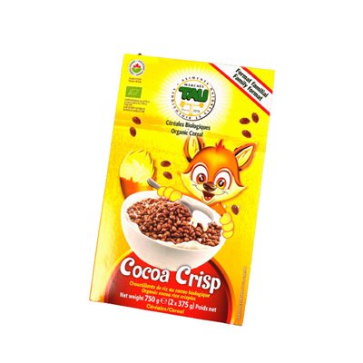 Tau Cocoa Crisp organic cereal 750g