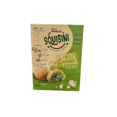 Piazza Montello RICOTTA AND SPINACH PIZZA BITES 10 BITES, 200g