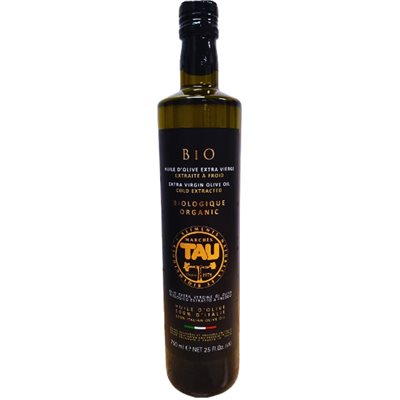 Tau Organic Extra Virgin Cold Extracted Olive Oil 750ml