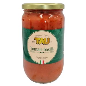 Tau Sauce Tomate Basilic Biologique 680Ml