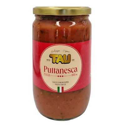 Tau Sauce Puttanesca Biologique 680Ml Tau Sauce Puttanesca Biologique 680Ml