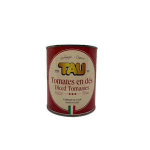 Tau Tomates En Dés Biologique 798Ml