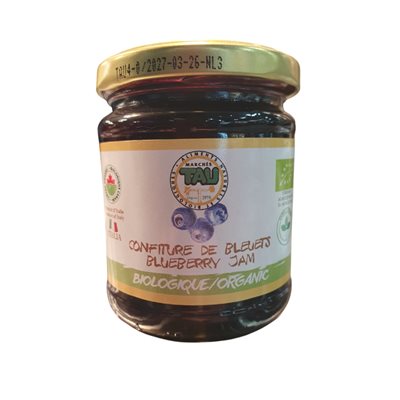Tau Organic Blueberry Jam 230G