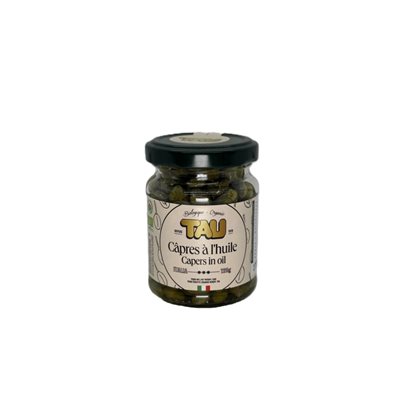 Tau - Organic Capers In Oil 120G