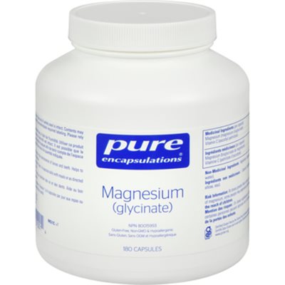 Pure Encapsulation glycinate de magnésium 180capsules