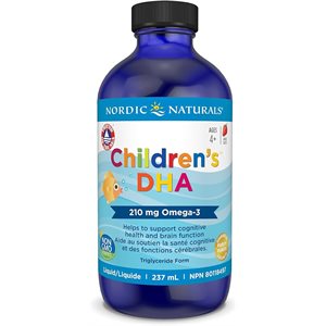 NORDIC NATURAL CHILDREN'S DHA COD LIVER OIL STRAWBERRY 237ml