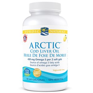 NORDIC NATURALS HUILE FOIE MORUE CITRON 90GEL