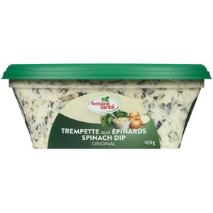Fontaine Santé Trempette aux épinards Original 420 g