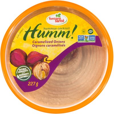 Fontaine Santé Humm! Hummus Cocktail Oignons Caramélisés 227 g