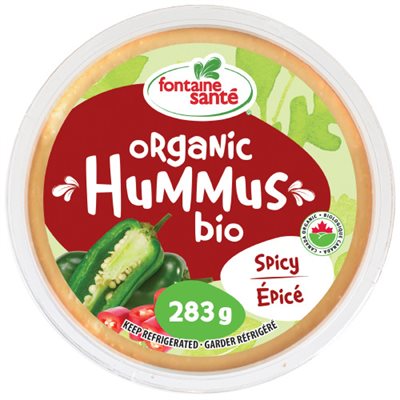 Fontaine Sante Organic Spicy hummus 283 g