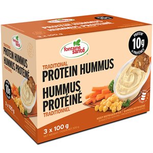 Fontaine Santé Hummus Protéiné Traditionnel 3X100G