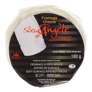 Le Soeur Angéle Fromage à Pâte Molle Affiné en Surface 29% M.G. 180 g