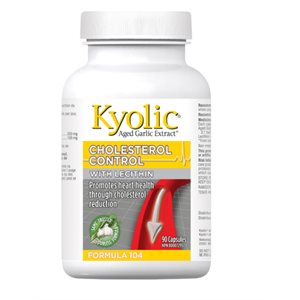 Kyolic Formula 104 Contrôle du cholestérol avec lécithine 90 gélules