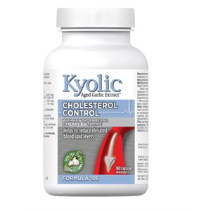 Kyolic Formula 106 Contrôle du cholestérol avec aubépine 180 gélules