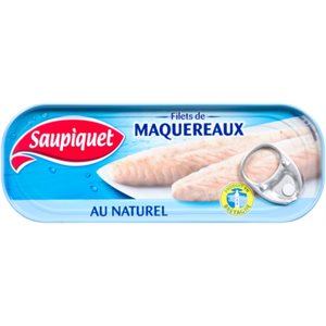 Saupiquet Natural Fillets of Mackerel 169 g 