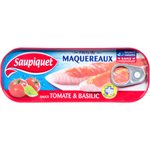 Saupiquet Filets de Maquereaux Sauce Tomate et Basilic 169g