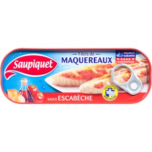 Saupiquet Fillets of Mackerel with EscabÃ¨che Sauce 