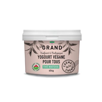 Maison Le Grand Yogourt Végane Biologique - Thé Matcha 454g