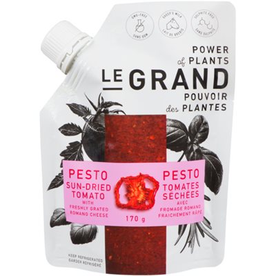 Le Grand Pesto Sun-Dried Tomato with Freshly Grated Romano Cheese 170 g 170g