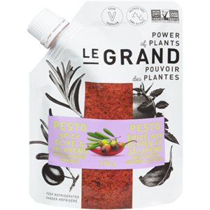 Le Grand Pesto Spicy Olive & Jalapeno with Sun Dried Tomatoes 170 g 170g