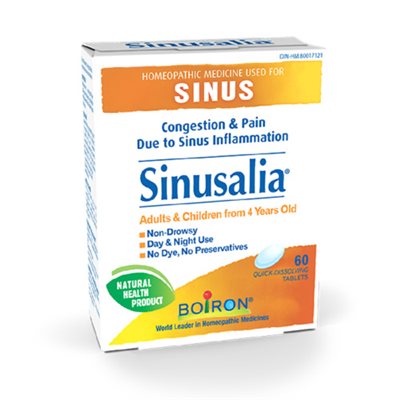 Boiron Sinusalia Sinus 60 Comprimés Orodispersibles