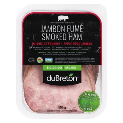 duBreton Jambon Fumé Bois De Pommier Bio