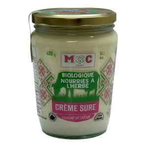 McDairy Organic Grass fed Sour Cream 400g