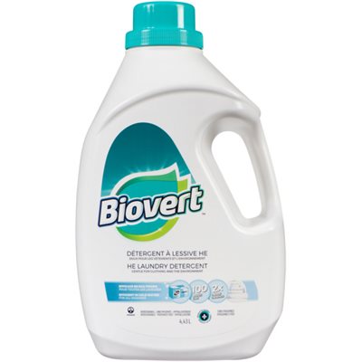BIOVERT DETERGENT LESSIVE HE SANS PARF 4.43LT BIOVERT DETERGENT LESSIVE HE SANS PARF 4.43LT