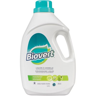 Biovert Dishwashing Liquid-Apple 4.43L