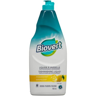 BIOVERT DISHWASHING LIQUID LEMON 700ML 700ML