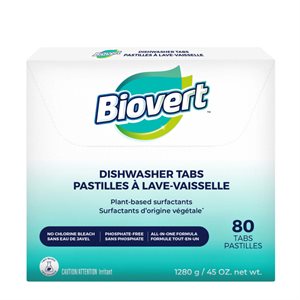 Biovert Dishwasher Tabs (80 Un.) 1280G