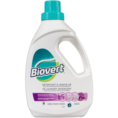 BIOVERT LAUNDRY DETERGENT HE MORN DEW 1.4LT 